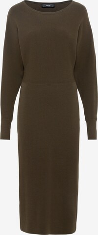 HALLHUBER Knitted dress in Green: front