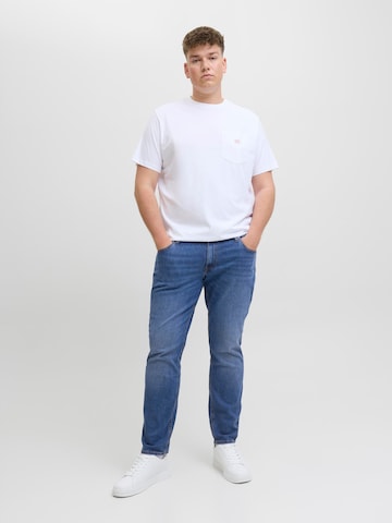 Coupe slim Jean 'JJIGLENN JJORIGINAL' JACK & JONES en bleu