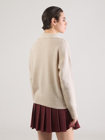 ABOUT YOU Pulóver 'Emelie' - bézs