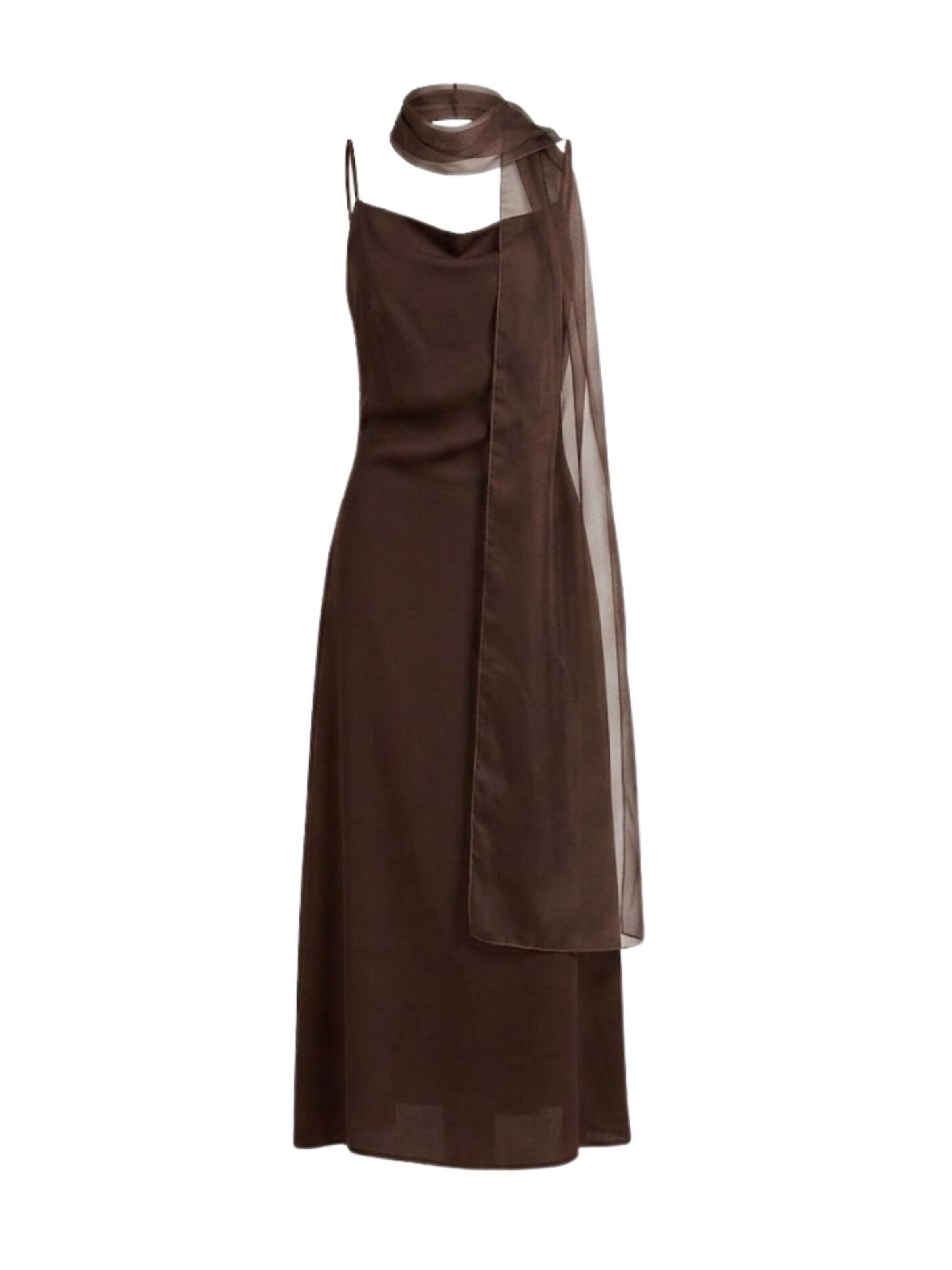 Abito da cocktail 'Jaffna Dress' di Nisia PartyWear in marrone: frontale