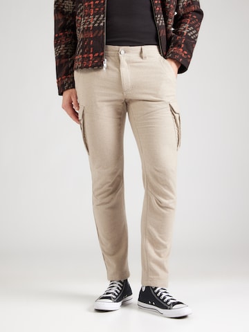 Regular Pantalon cargo 'Phoenix' s.Oliver en beige : devant