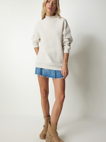 Sweat-shirt Happiness İstanbul en beige