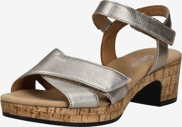 GABOR Sandal in Silver: front