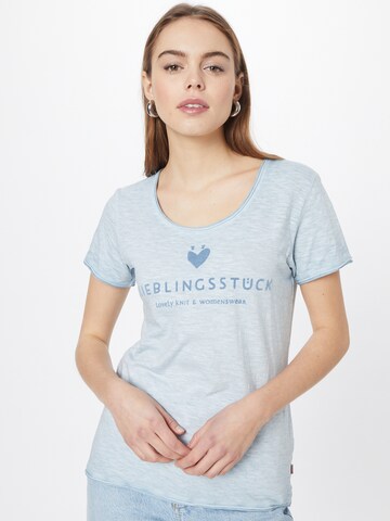 LIEBLINGSSTÜCK T-Shirt 'Cia' in Blau: predná strana