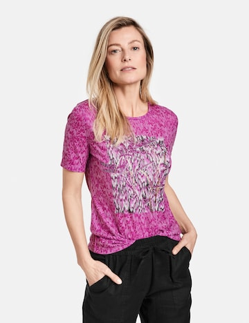 GERRY WEBER Футболка в Лиловый: спереди