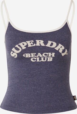 Superdry Top 'ESSENTIAL' in Blue: front