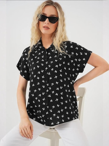 Camicia da donna di Bigdart in nero: frontale