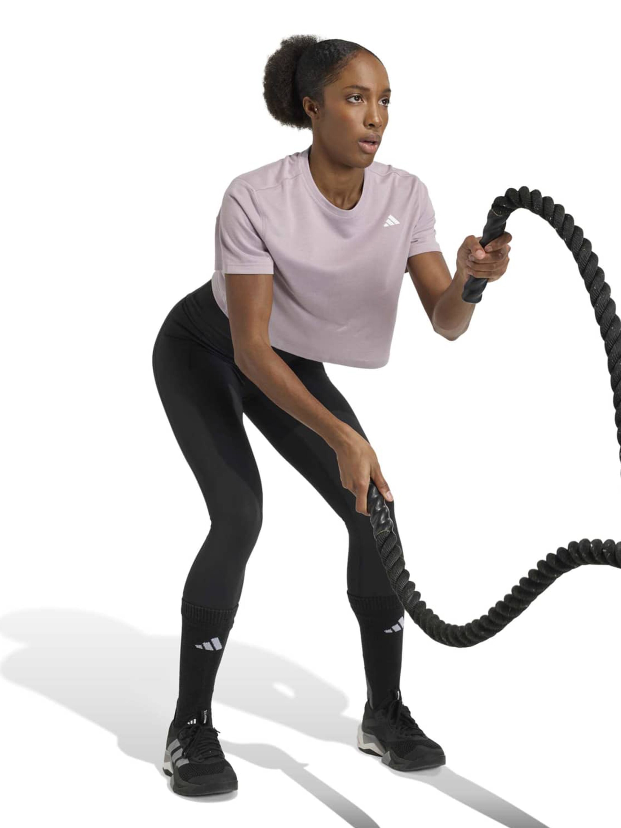 ADIDAS PERFORMANCE Functioneel shirt 'TE MIN' in Lila: voorkant