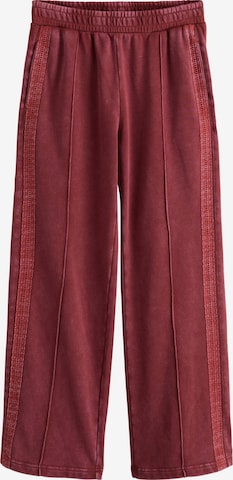 Wide leg Pantaloni di Next in rosso: frontale