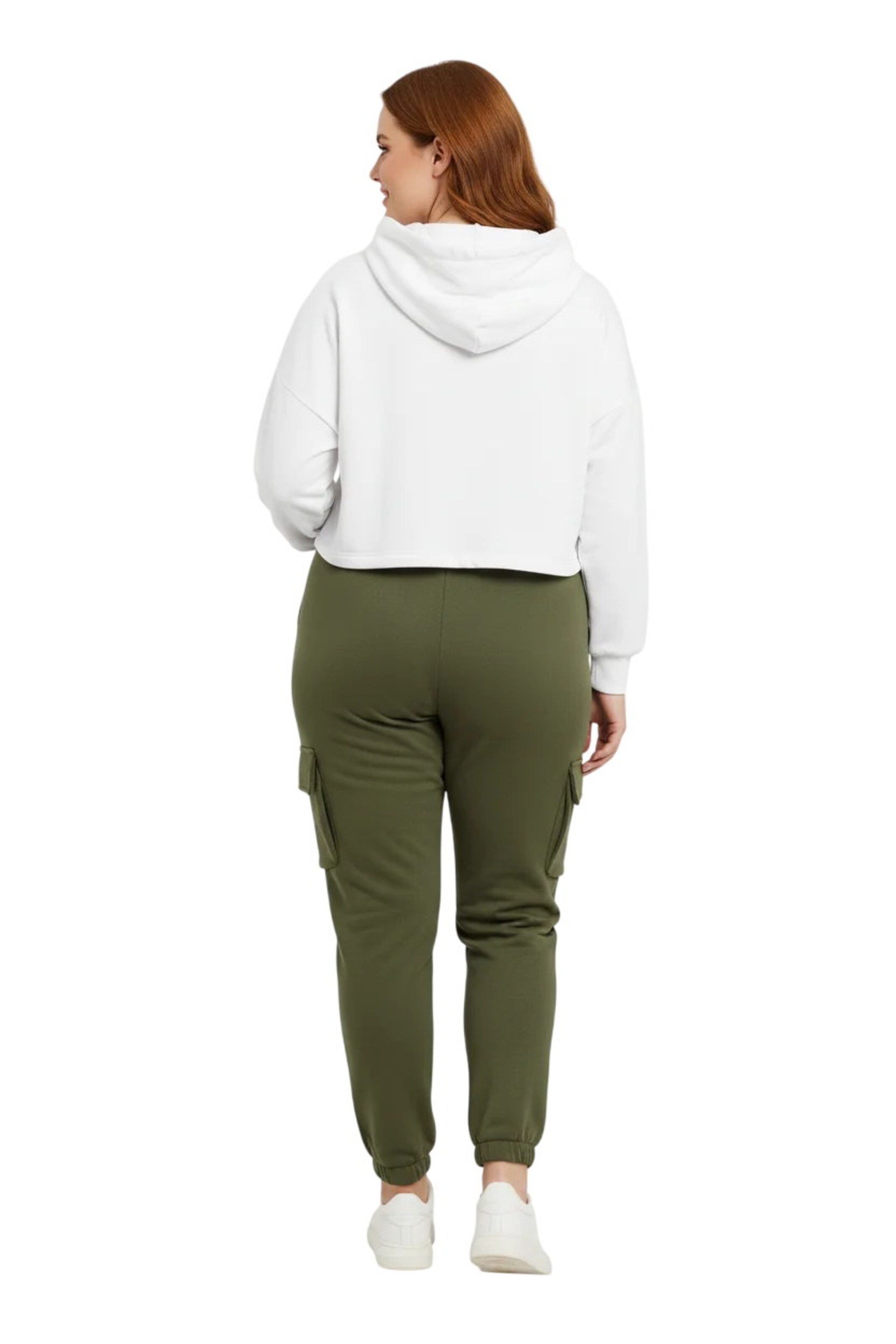Shape Of You Tapered Broek in Groen