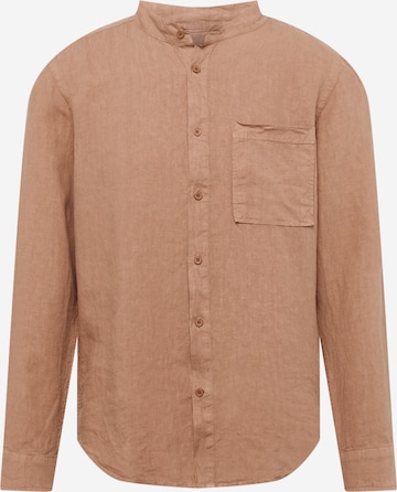 NN07 Button Up Shirt 'Eddie 5706' in Brown: front