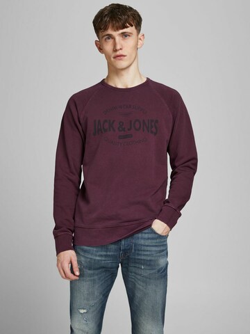 JACK & JONES Regular fit Sweatshirt in Red: front