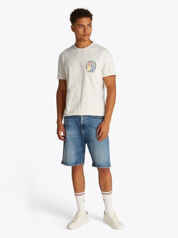 Tommy Jeans Koszulka w kolorze beżowy