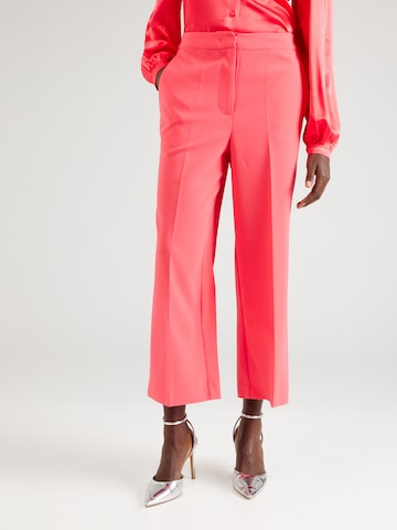 NÜMPH Regular Pleated Pants 'RONJA' in Red: front