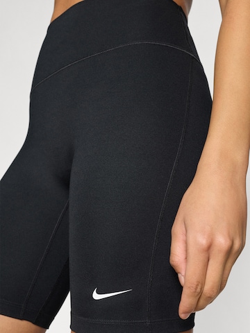 melns NIKE Šaurs Sporta bikses 'ONE'