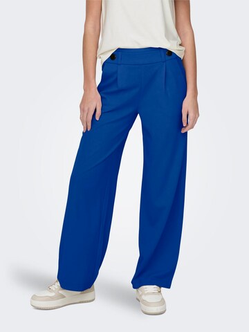 JDY Wide leg Pleat-front trousers 'JDYGeggo' in Blue: front