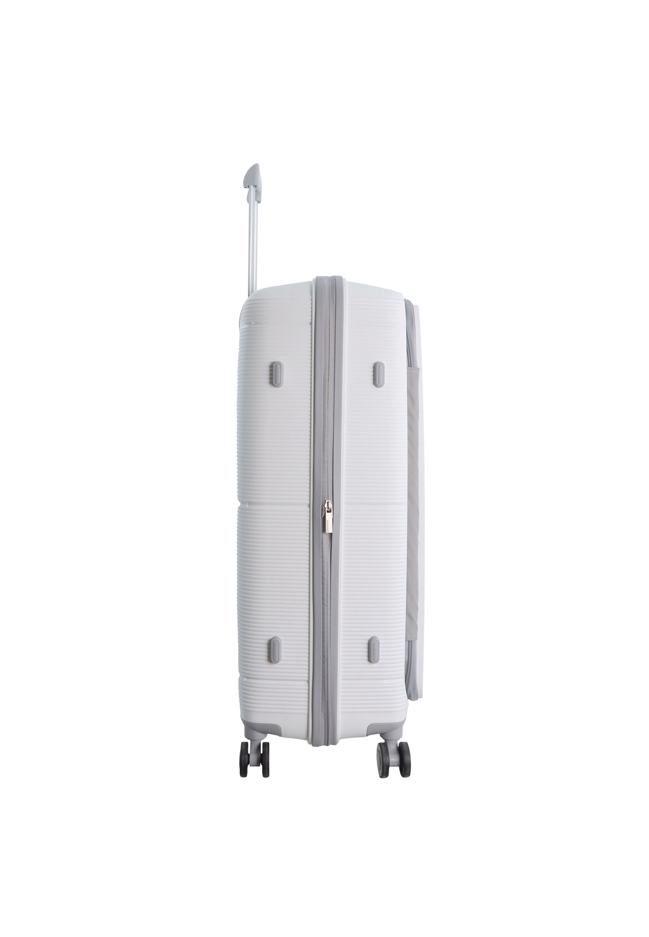 Saxoline Blue Suitcase 'Boho' in Silver