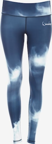 Winshape Slim fit Workout Pants 'AEL102' in Blue: front
