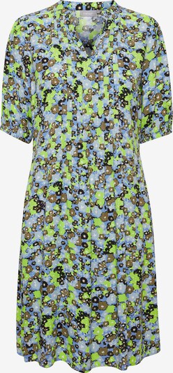 Fransa Kleid 'Merla' in blau / braun / grün / schwarz / weiß, Produktansicht