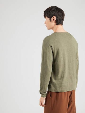 JACK & JONES Pulóver 'JJBreeze' - zöld