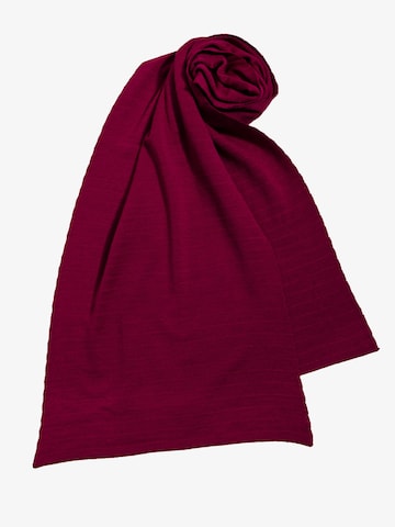 LANARTO slow fashion Schal 'Uni' in Pink: Vorderseite