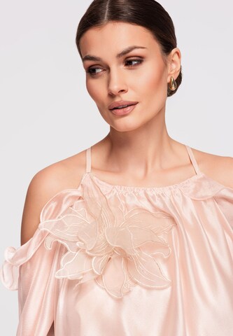 Ombre Bluse in Pink