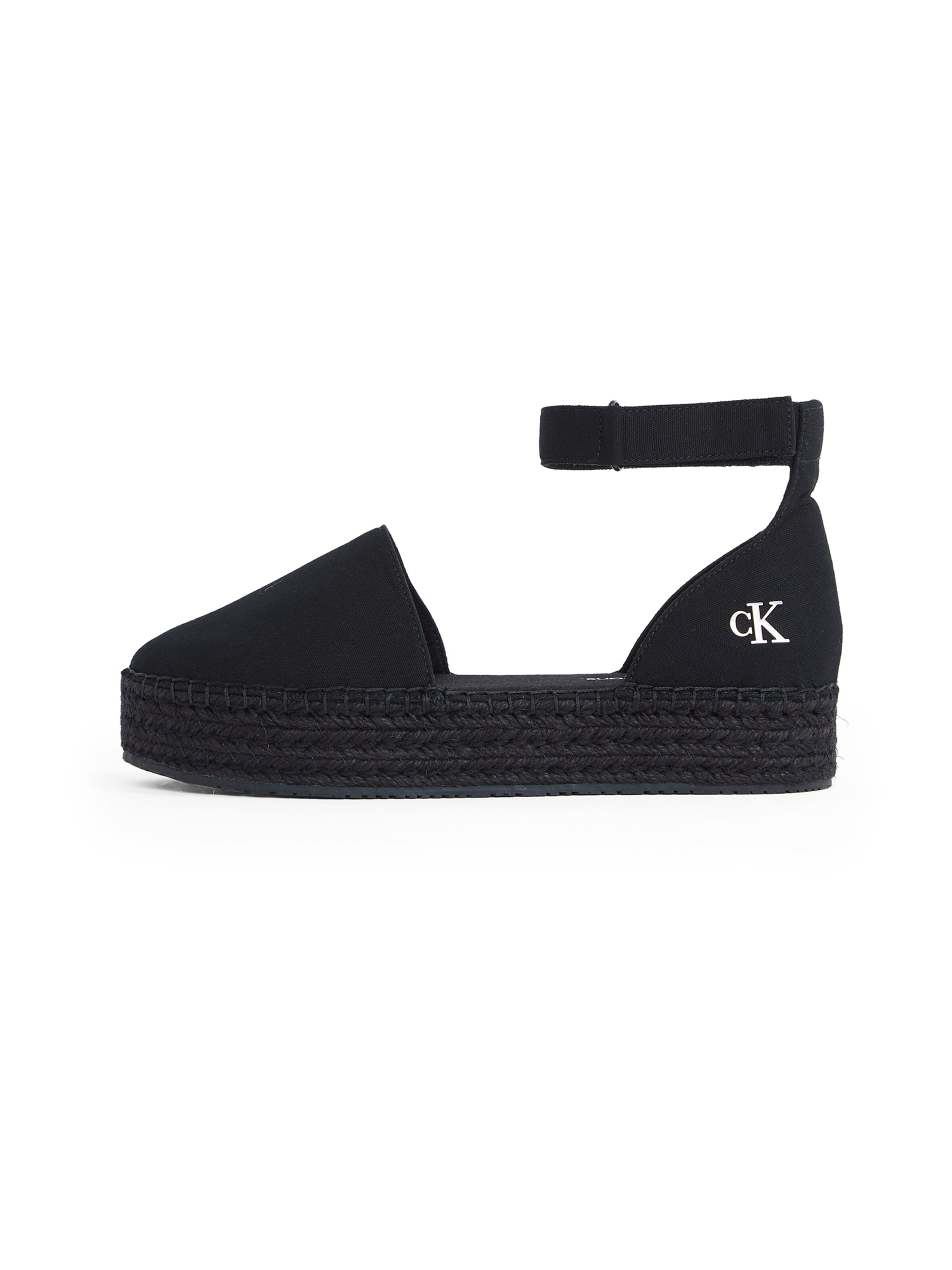 Calvin Klein Espadrilles in Black: front