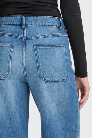 ICHI Wide Leg Jeans 'PAMMY ' in Blau
