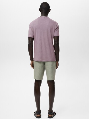 Tricou 'LIMAN' de la MANGO MAN pe mov