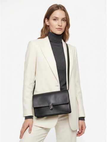 Borsa a spalla 'Borsa a Spalla Donna Bruno Magli Carol Flap Eco-Pelle Twist Lock' di Bruno Magli in nero