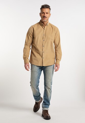 DreiMaster Vintage Regular Fit Hemd in Beige