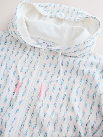 Next Fleece jas in Wit