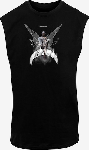 MJ Gonzales Shirt 'Higher Than Heaven V.9' in Black: front