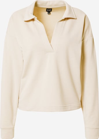 Sweat-shirt GAP en beige : devant