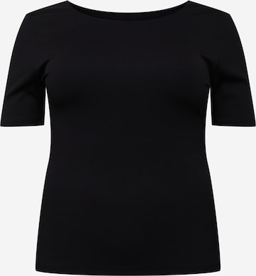 Calvin Klein Curve Shirt in Zwart: voorkant