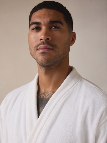 Next Szlafrok krótki w kolorze biały