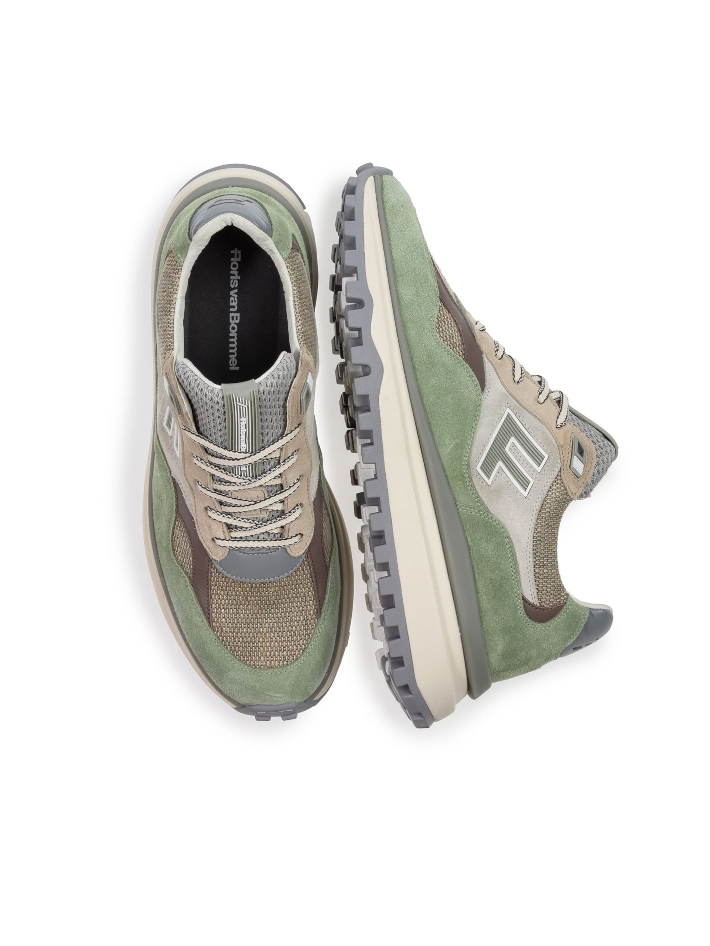 Floris van Bommel Sneaker 'De Gripper 01' in Grün