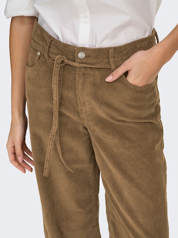 ONLY Loose fit Trousers 'ONLGianna-Global' in Green