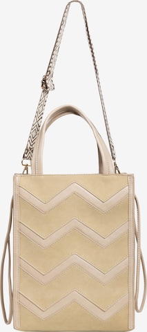 Borsa a mano di IZIA in beige: frontale