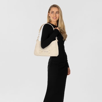 Borsa a spalla 'Quilted' di Love Moschino in bianco