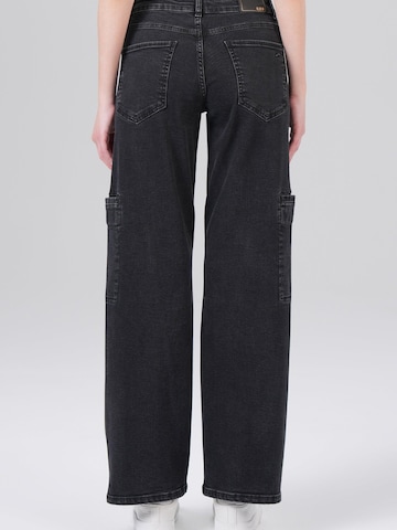 M.O.D MIRACLE OF DENIM - Pierna ancha Vaquero en negro