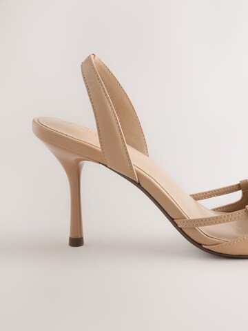 Next - Zapatos destalonado en beige