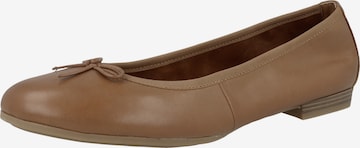 Tamaris Ballerina 'Alena' in Braun: Vorderseite