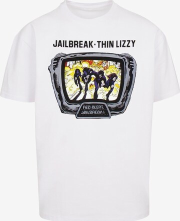 Maglietta 'Thin Lizzy - Jailbreak' di Merchcode in bianco: frontale