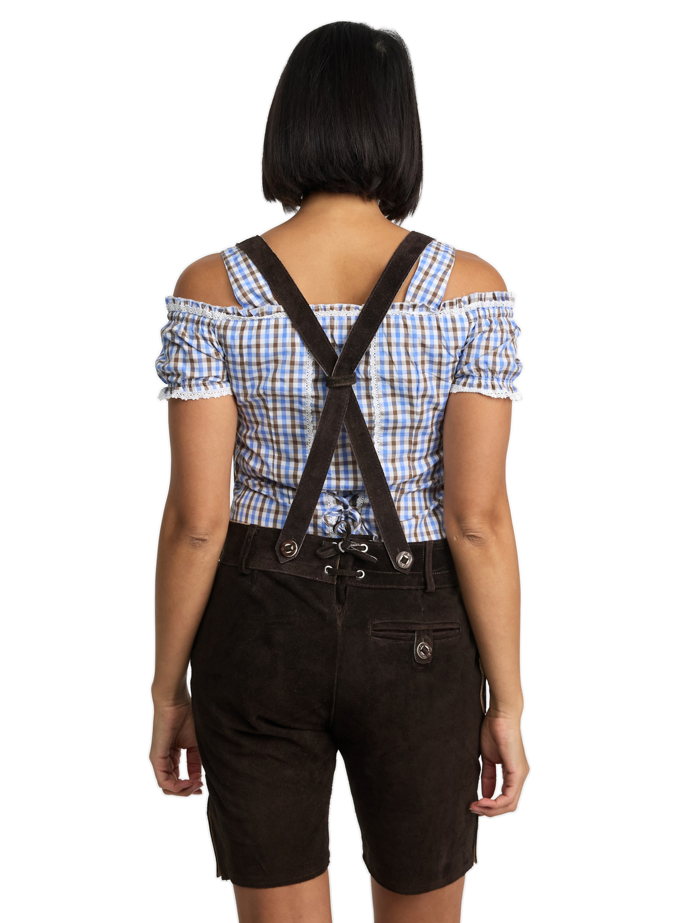 Steigenhöfer Regular Traditional Pants 'Annika' in Brown