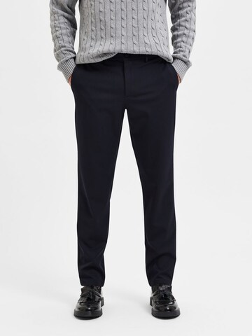 SELECTED HOMME Slim fit Chino Pants in Blue: front