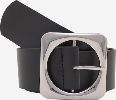 Pull&Bear Gürtel in schwarz / silber, Produktansicht