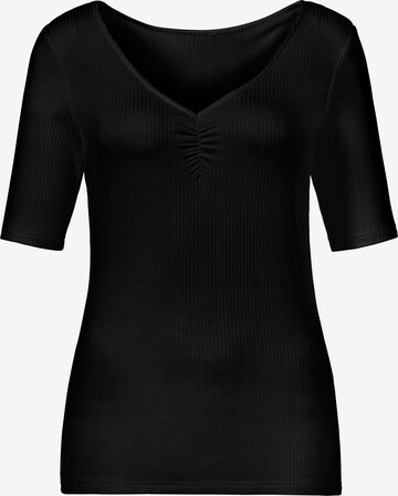 LASCANA T-Shirt in Schwarz