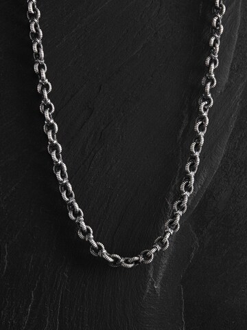 REYTEL Ketting 'GENIAL' in Zilver: voorkant