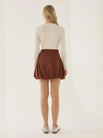 Hiccup Skirt in Brown